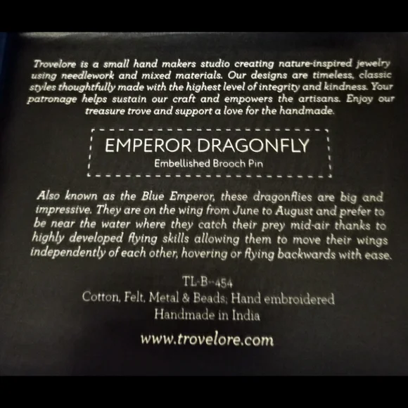 Elegant Multicolor Dragonfly Brooch - Picture 3 of 4